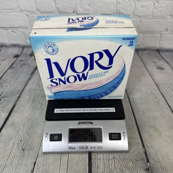 Ivory Snow Gentle Care Laundry Detergent Powder Gentle Cycle 24 OZ  *READ* - Picture 4 of 5